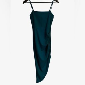 Blue Blush Draped Prom/Event Dress